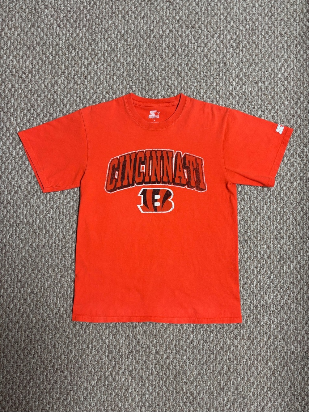 Cincinnati Bengals Orange Starter Y2K Style NFL Graphic T-Shirt